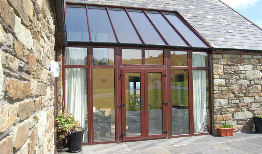 conservatoires michael harrington upvc ltd glass glazing decorative stained glass cork kerry limerick waterford clare